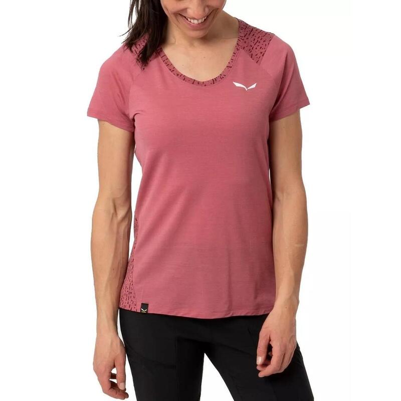 Pure Salamander Am W T-Shirt női rövid ujjú póló - rózsaszín