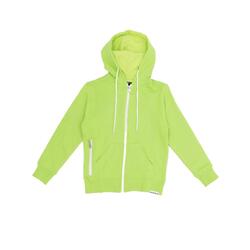 Fight Fluo-hoodie met rits voor kinderen