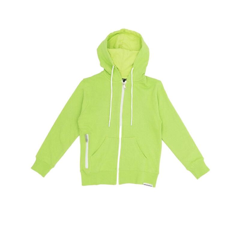 Felpa da bambino con cappuccio e zip Fight Fluo