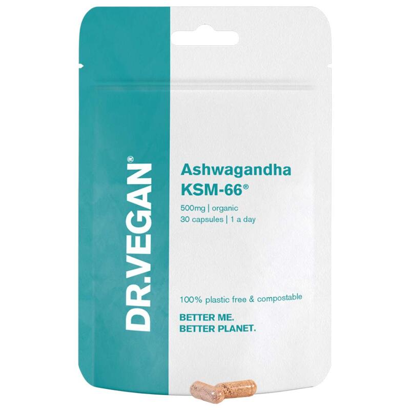 Vegan & Plant-Based Ashwagandha KSM-66 500mg (30 Caps)