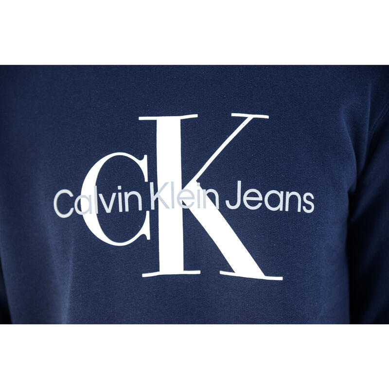 Sudadera Calvin Klein Core Monogram, Azul, Hombre