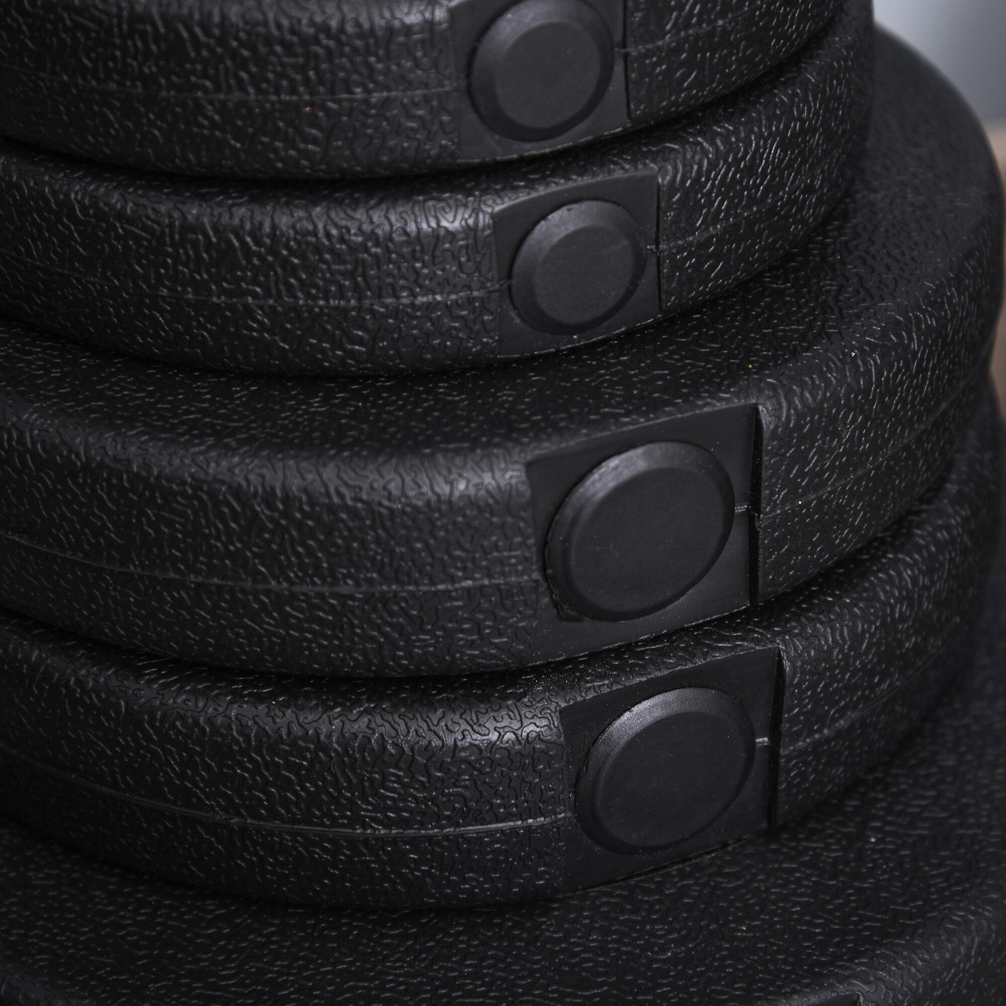 Conjunto de Halteres 40kg Preto HOMCOM 7/7