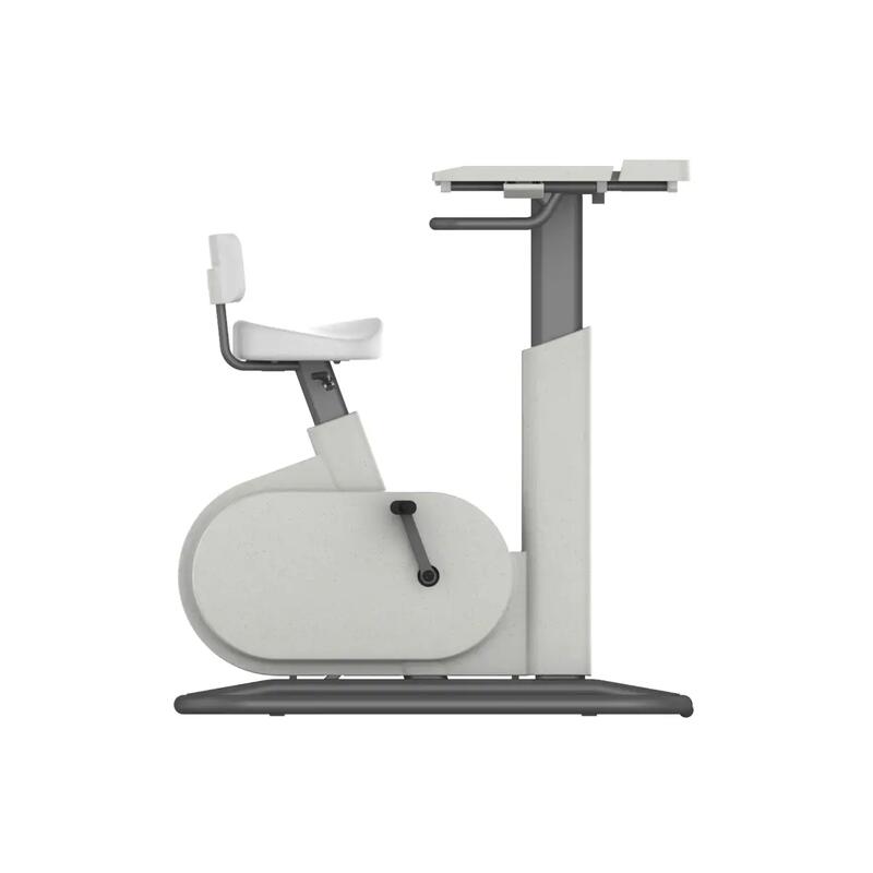 eKinekt Exercise Bike Desk - White
