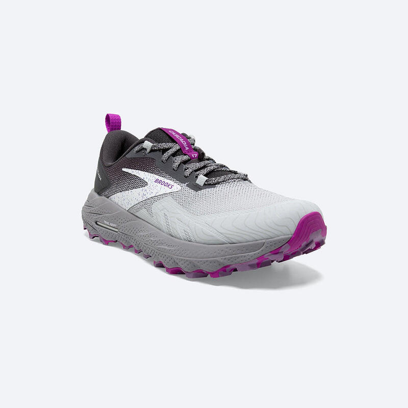 Cascadia 17 Wide Adult Women Trail Running Shoes - Grey x Black
