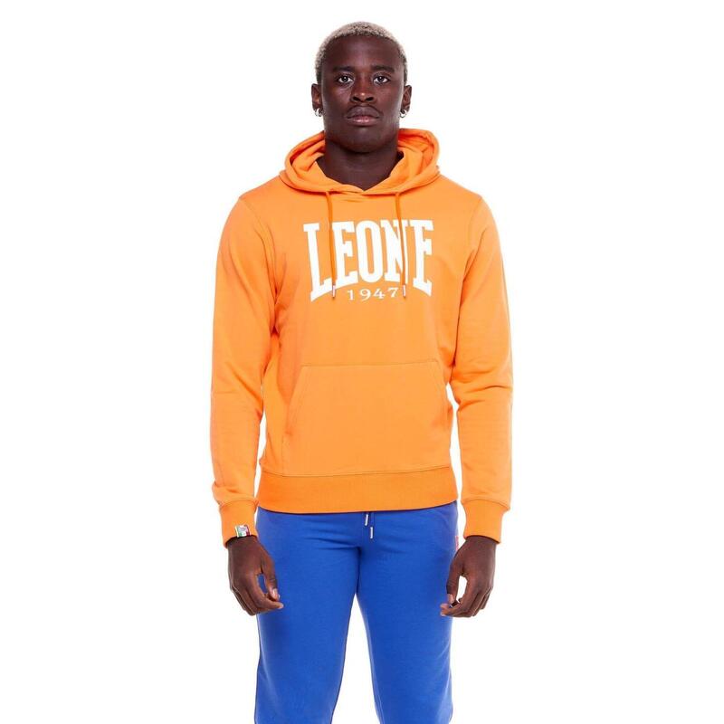 Sweatshirt homem Leone 1947 Apparel Light Big Logo Sweatshirt leve sem escova