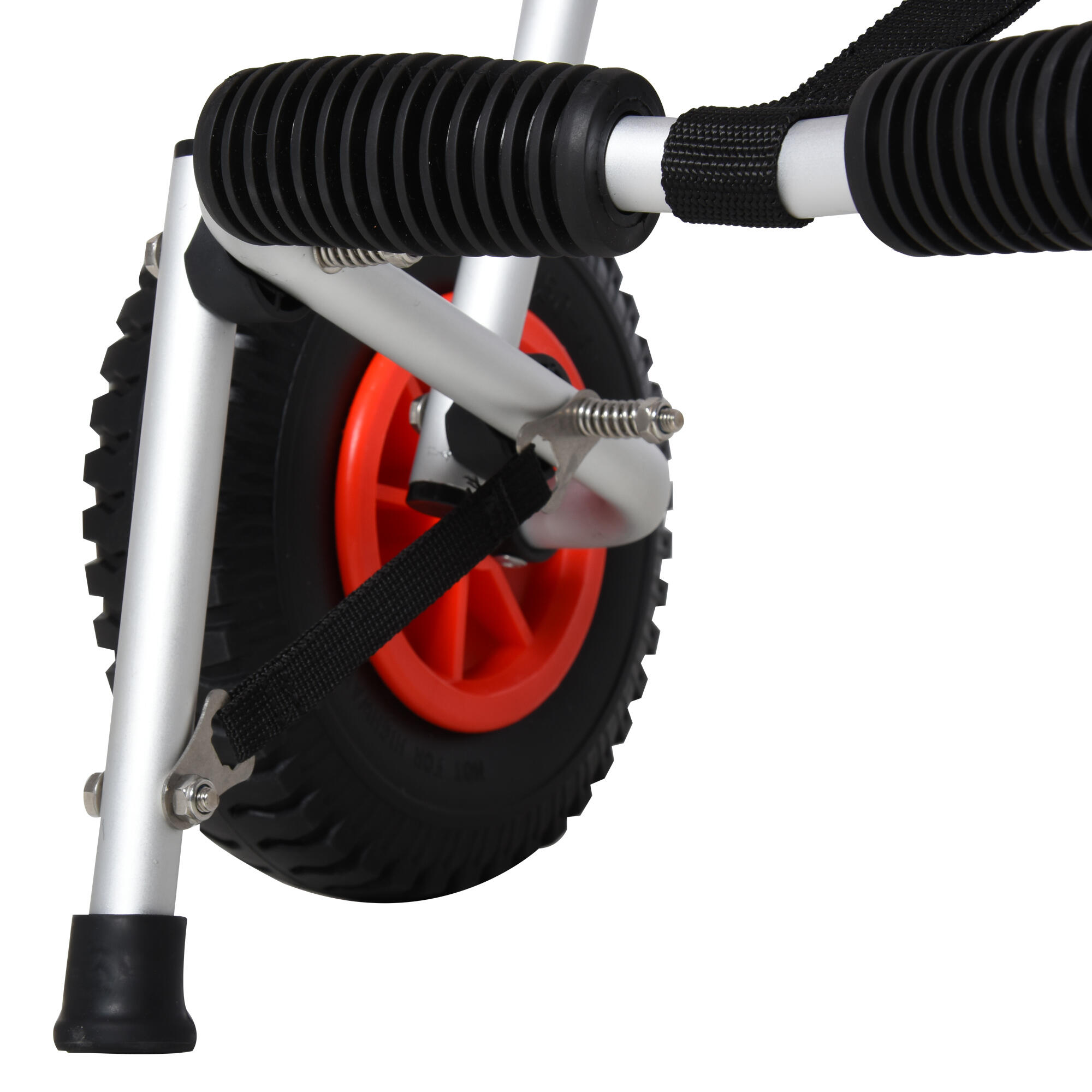Carrinho de Transporte para Caiaque 57,5x33x24 cm Prata HOMCOM 4/7