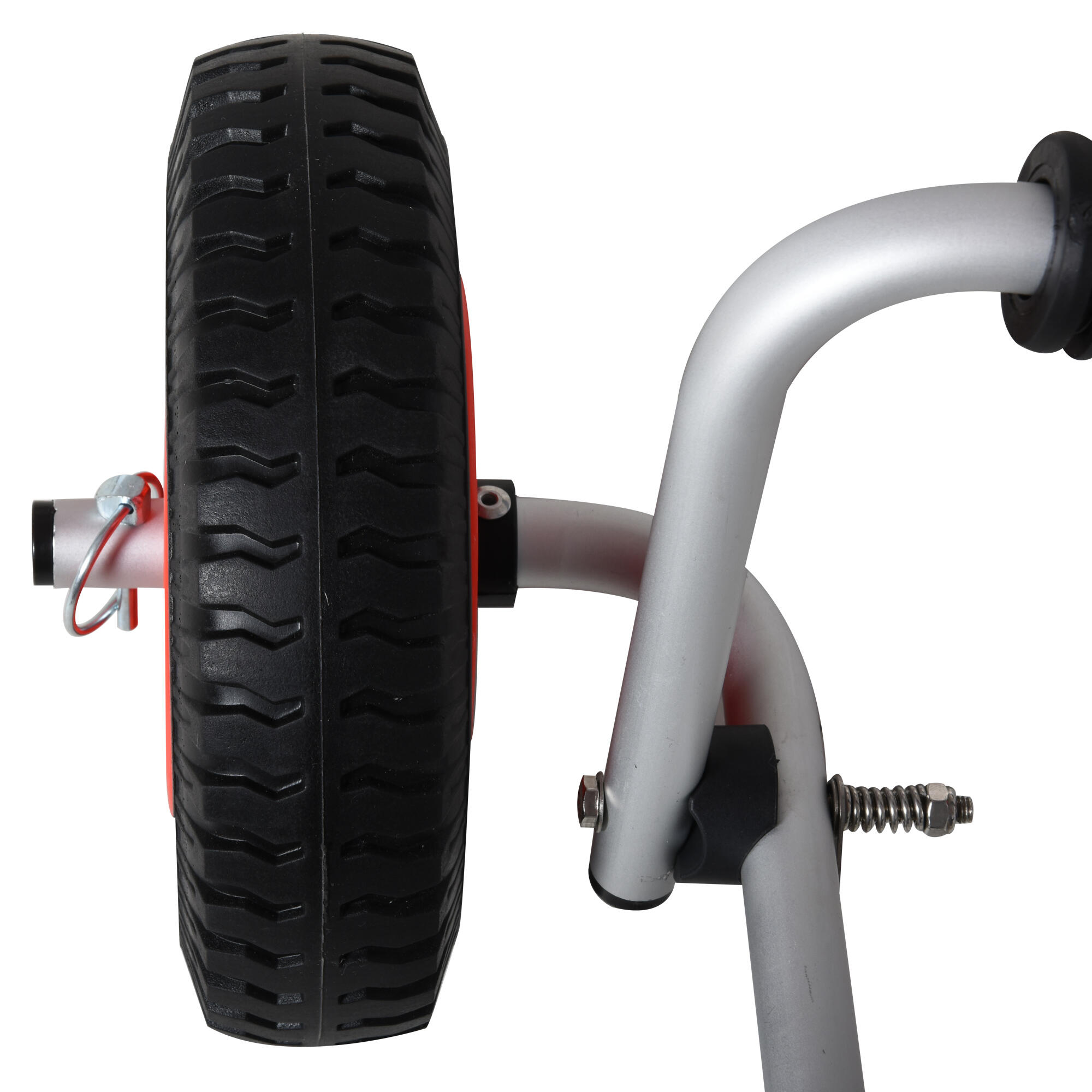 Carrinho de Transporte para Caiaque 57,5x33x24 cm Prata HOMCOM 5/7