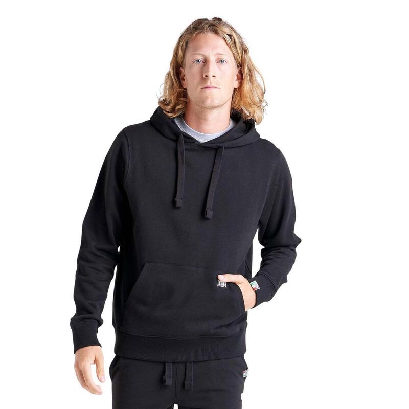 Sweat basique pour homme avec capuche et petite poche logo