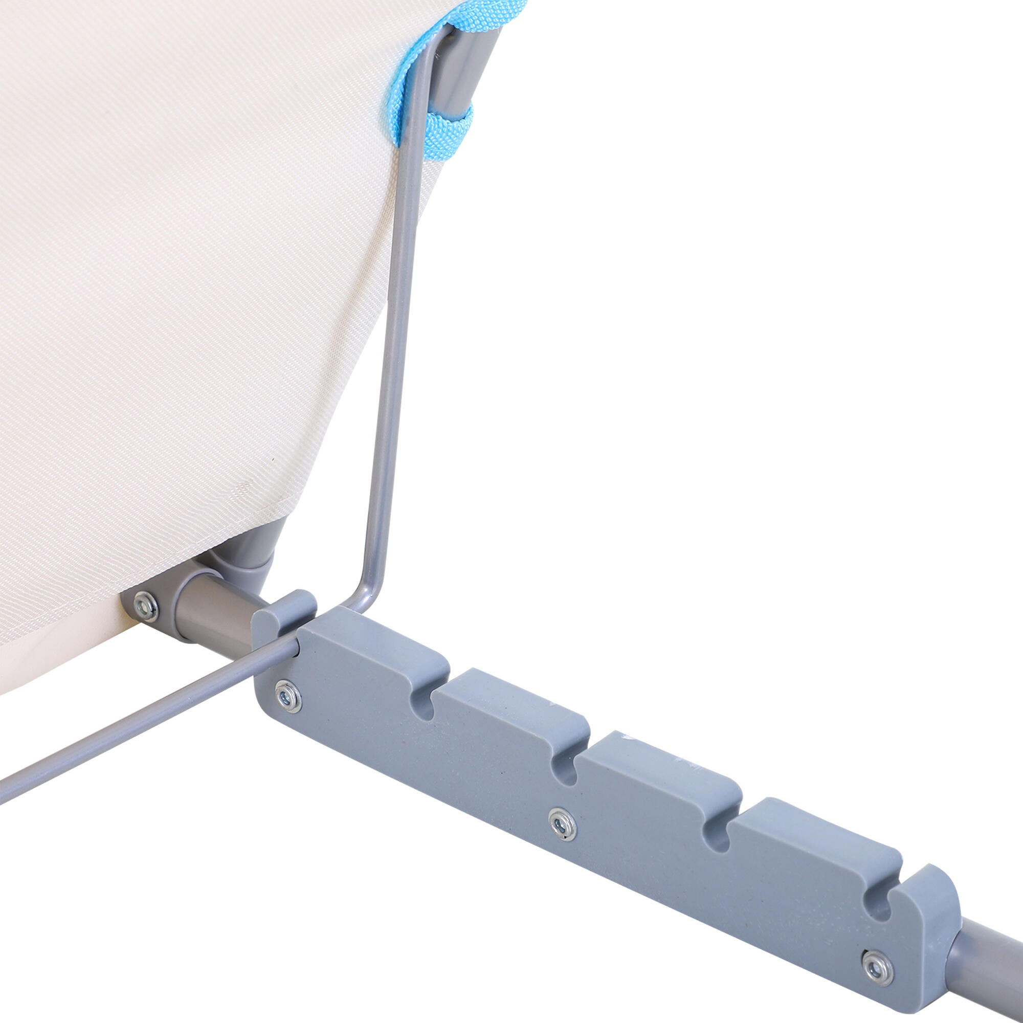 Conjunto de 2 Esterillas de Playa Outsunny 134x48x45 cm Beige 5/8