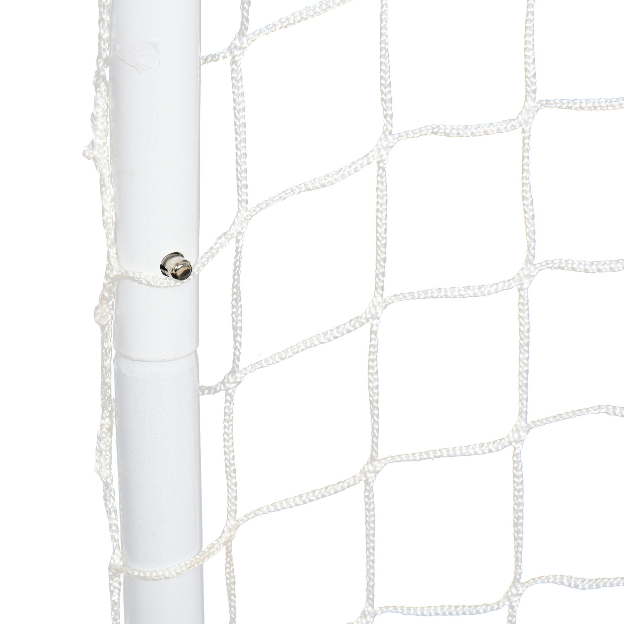 Set de 2 Porterías de Fútbol HOMCOM 78x46x56 cm Blanco 5/7