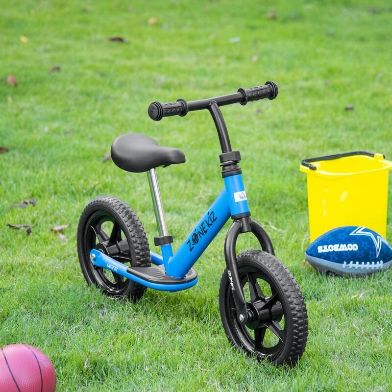 HOMCOM Bicicleta Sin Pedales para Niños Mayores de 2 Años Bicicleta  Entrenamiento Equilibrio con Sillín Regulable Acolchado Rueda  Antideslizante Carga 25 kg 85x36x54 cm Color Azul : : Juguetes y  juegos