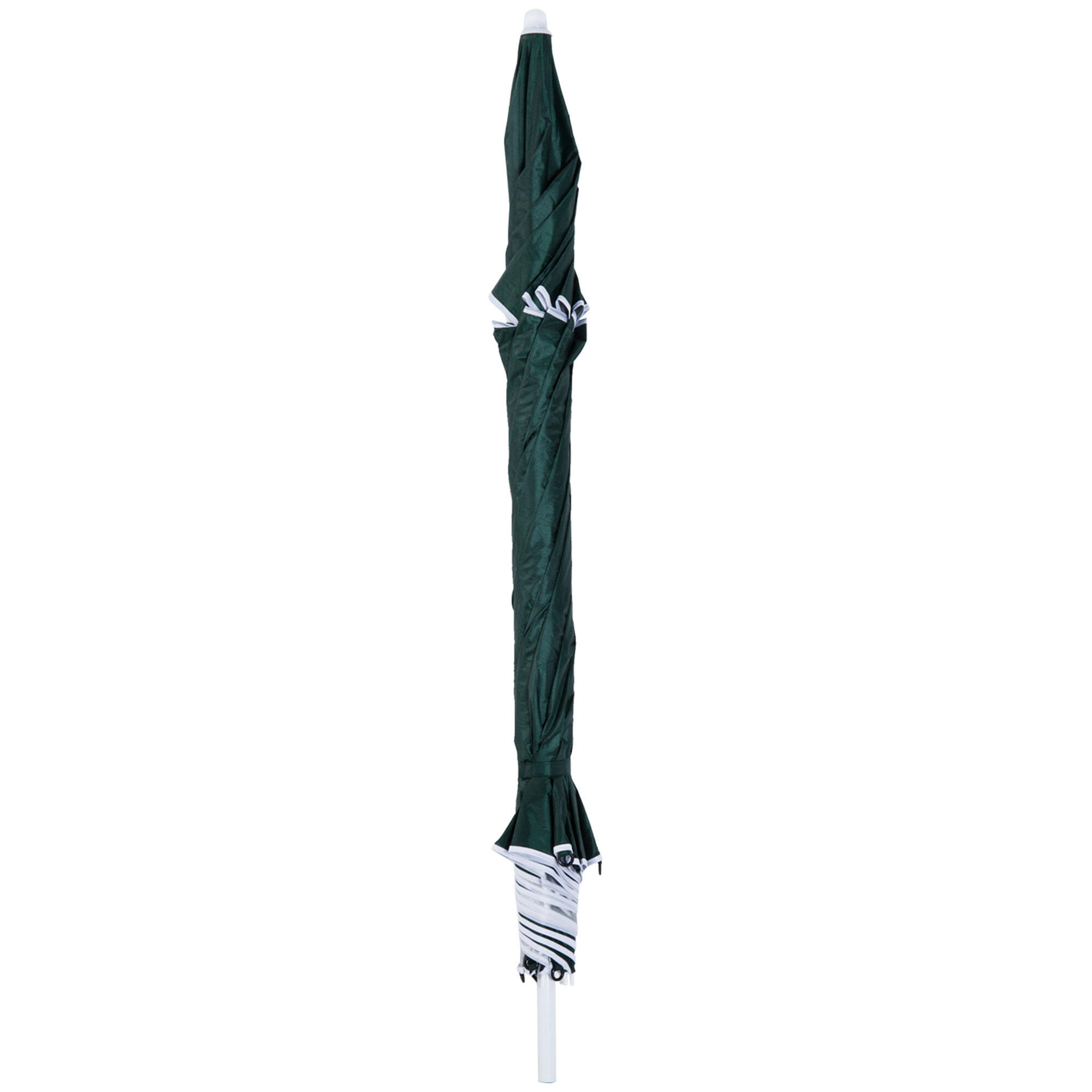 Guarda-Sol de Praia Outsunny com revestimento UV50 Φ210x222 cm Verde escuro 4/5