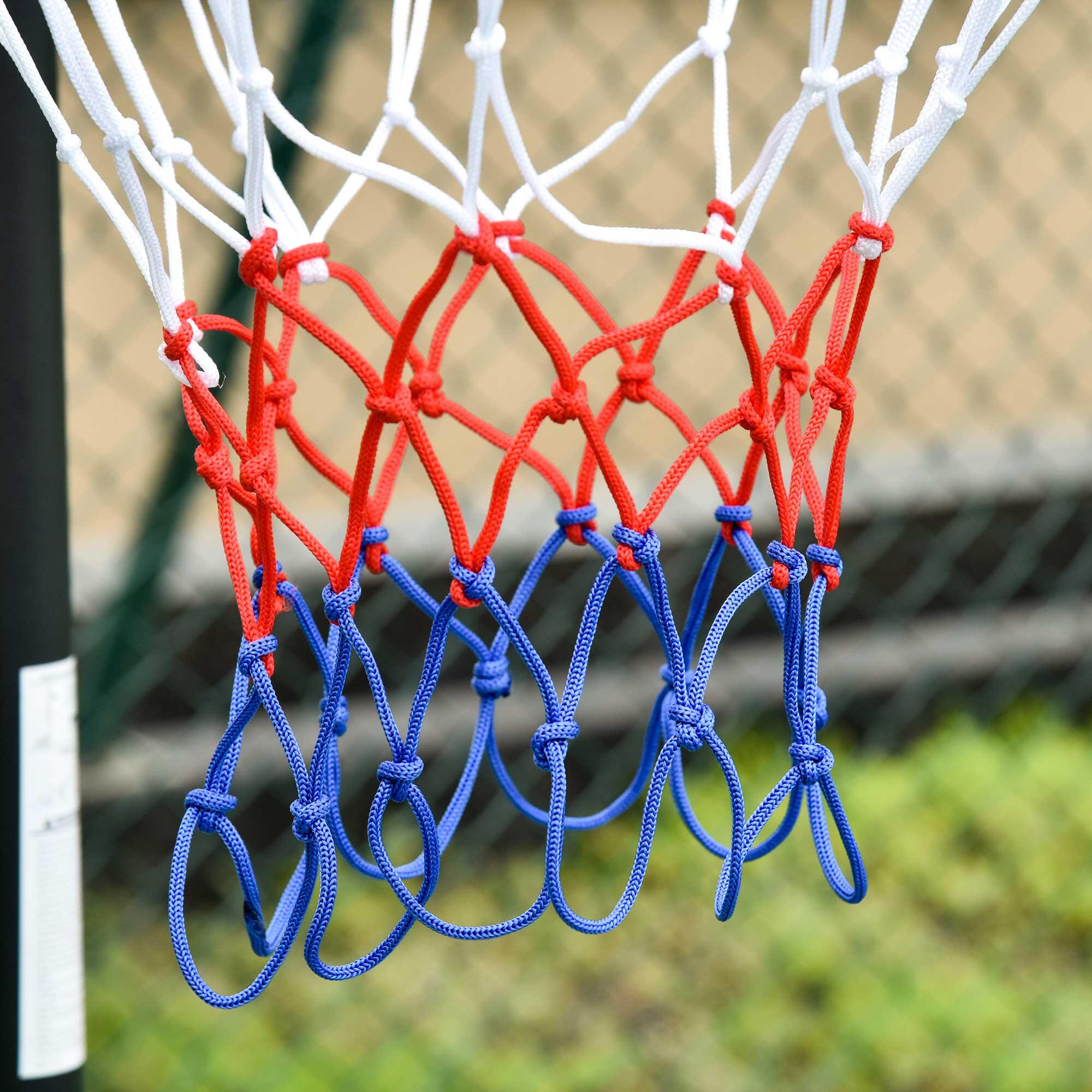 Tabela de Basquetebol Ajustável de 160-210cm Vermelho e Preto 4/7
