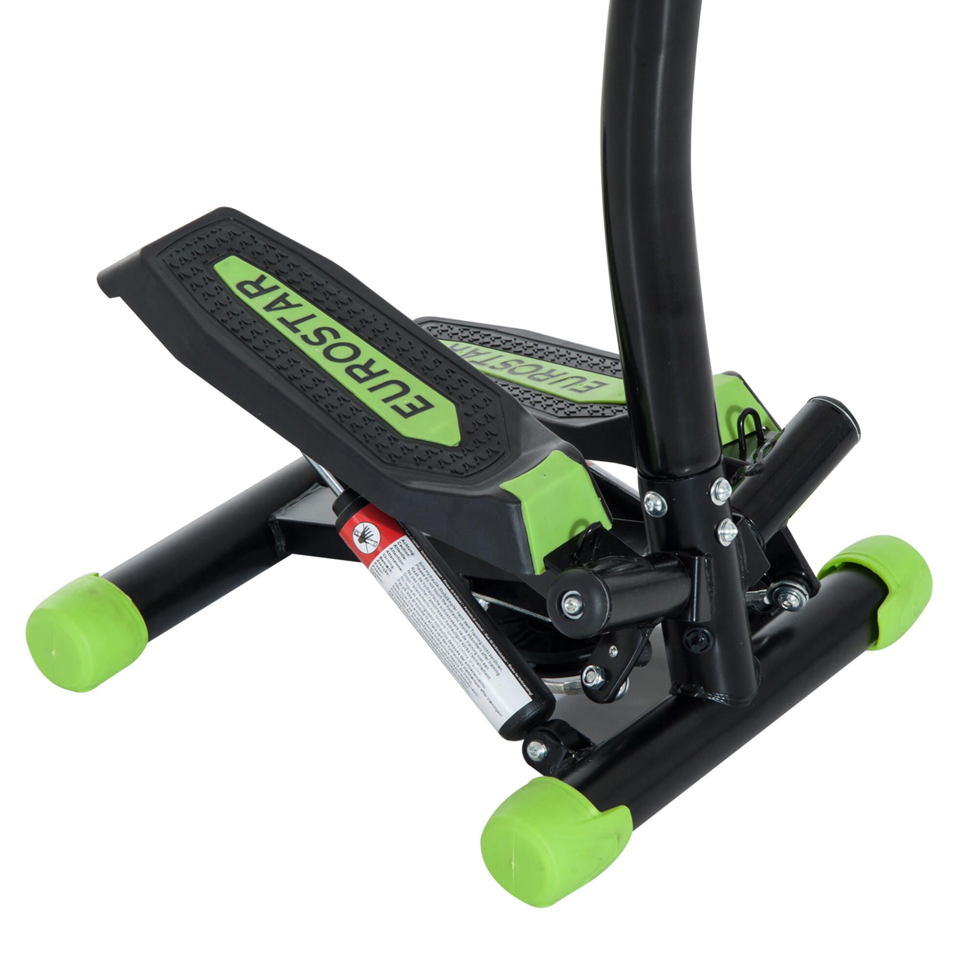 Máquina de Step HOMCOM 40x40x118 cm Negro, Verde 5/7