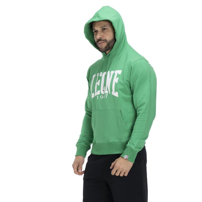 Sweat à capuche homme Leone 1947 Apparel Light Big Logo Sweat léger non gratté