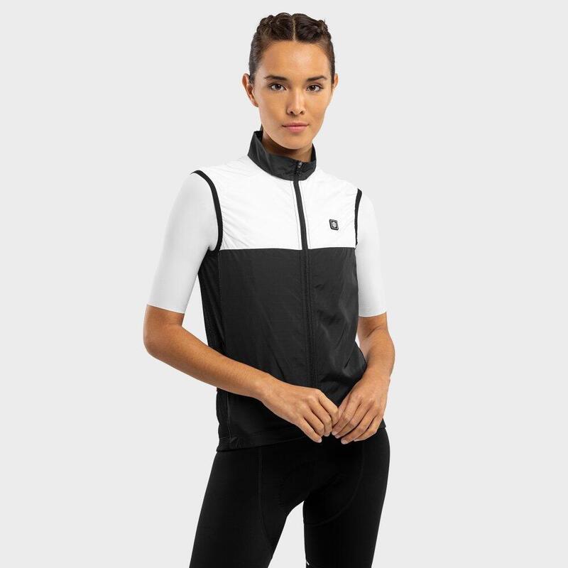 Gilet antivento da ciclismo da donna V1-W Copenhagen SIROKO Nero