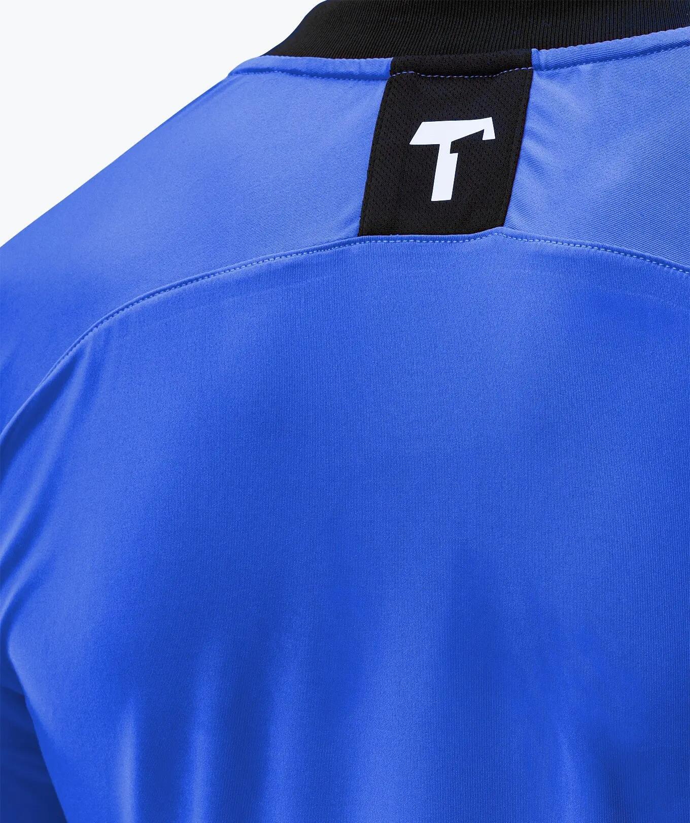 Maglia da portiere di calcio colore blu 3/5