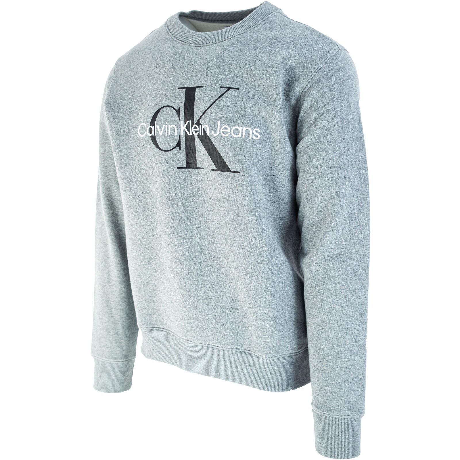 Sudadera Calvin Klein Core Monogram Gris Hombre Decathlon