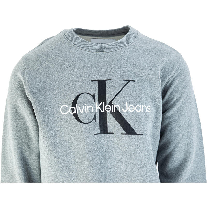 Camisola Calvin Klein Core Monogram, Cinza, Homens