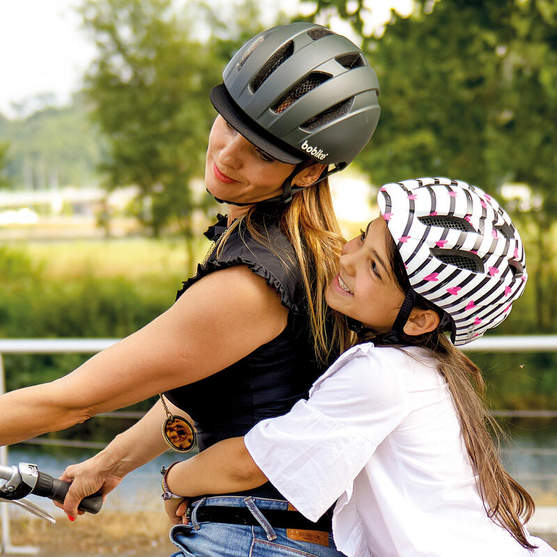 Casque Plus Junior In-Mold  Pinky Zebra