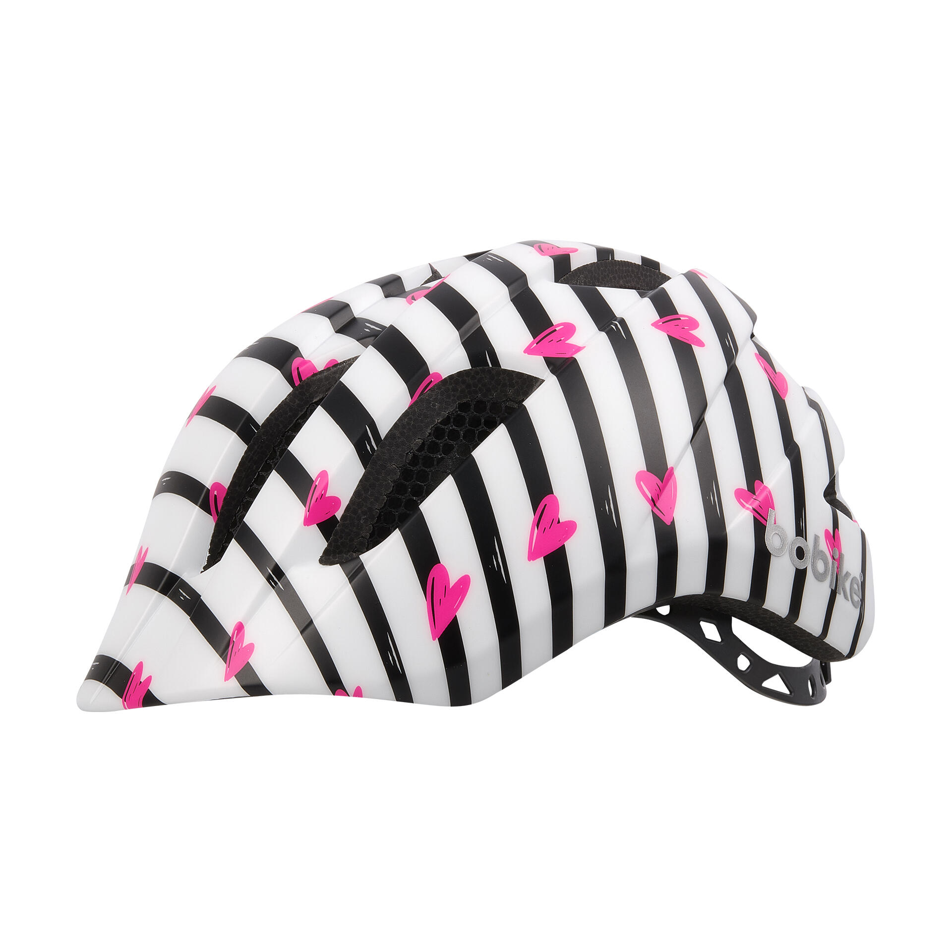 BOBIKE Fahrrad-In-Mold-Helm für Ältere kinder Plus Pinky Zebra