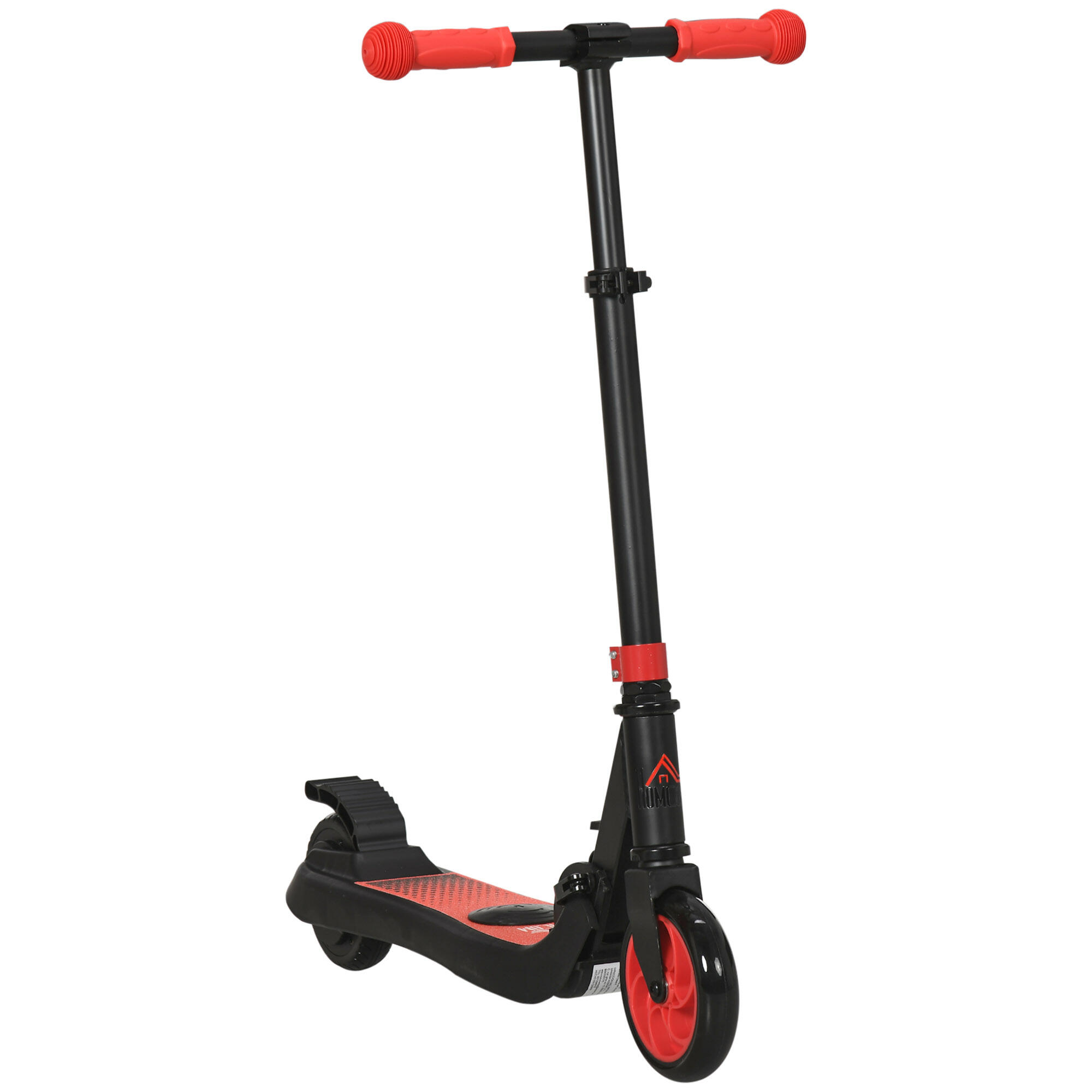 HOMCOM HOMCOM Monopattino Elettrico Pieghevole per Bambini 6+ Anni Nero e Rosso