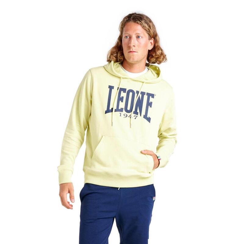 Sudadera ligera sin cepillar con capucha para hombre Leone 1947