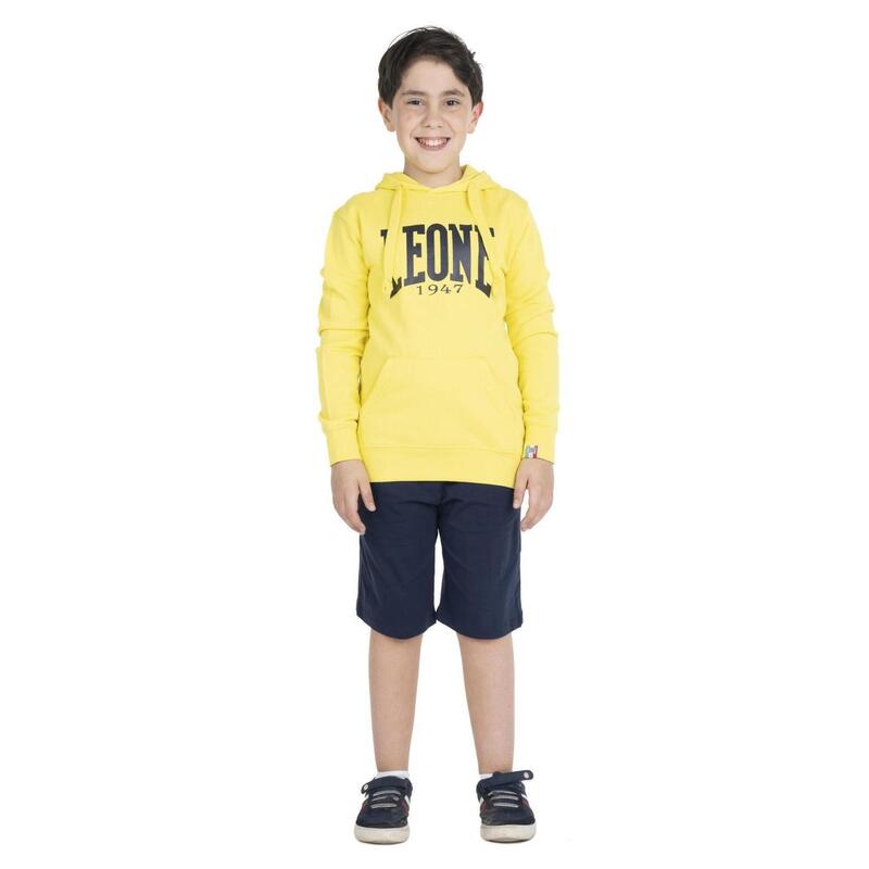 Sweat garçon à capuche Leone Basic