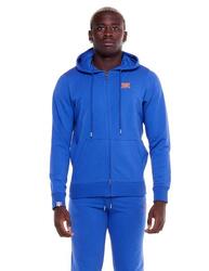 Sweat homme avec capuche et zip Leone Basic