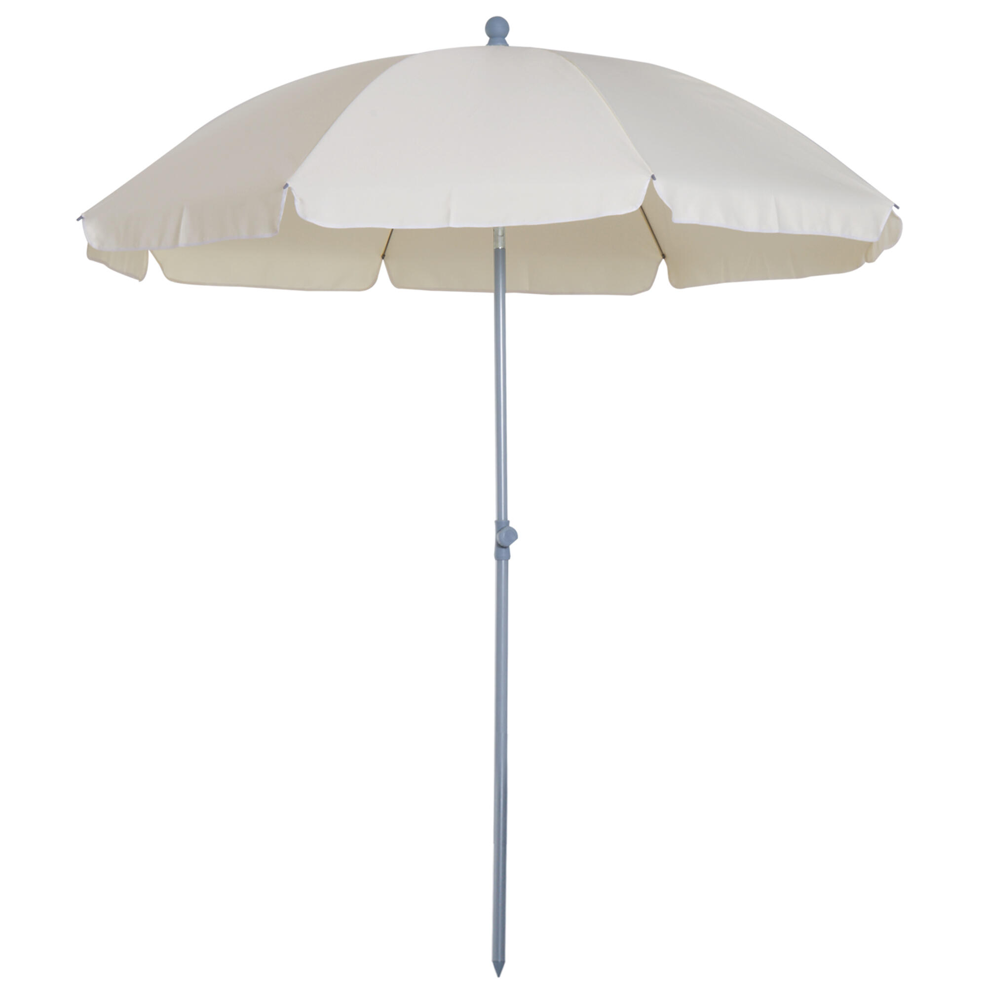 Sombrilla de Playa Outsunny 202x202x230 cm Beige 4/7