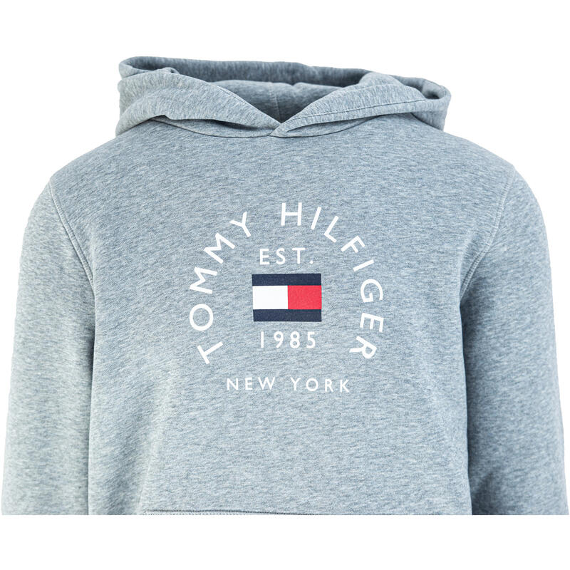 Pulóver Tommy Hilfiger Flag Arch, Szürke, Férfiak