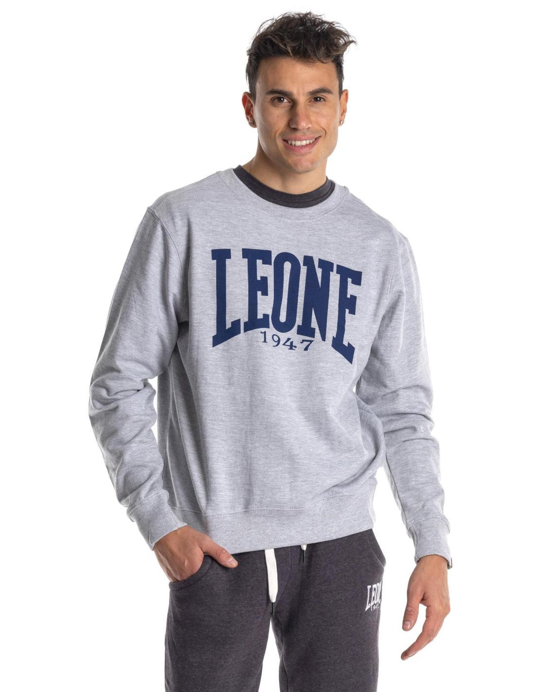 Mann mit Rundhalsausschnitt Leonebasic Big Logo 1/7