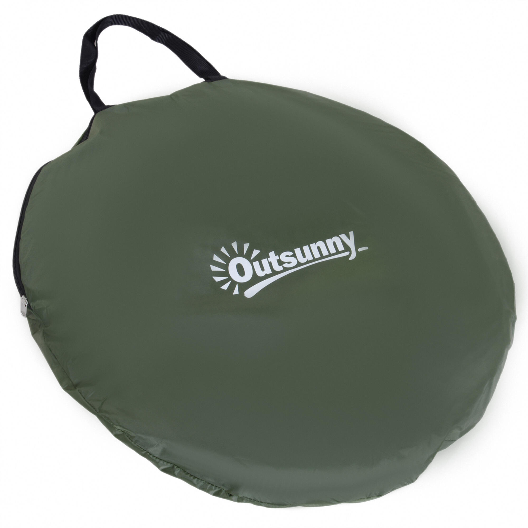 Cabine de duche Portátil para campismo Outsunny 100x100x185cm 4/7