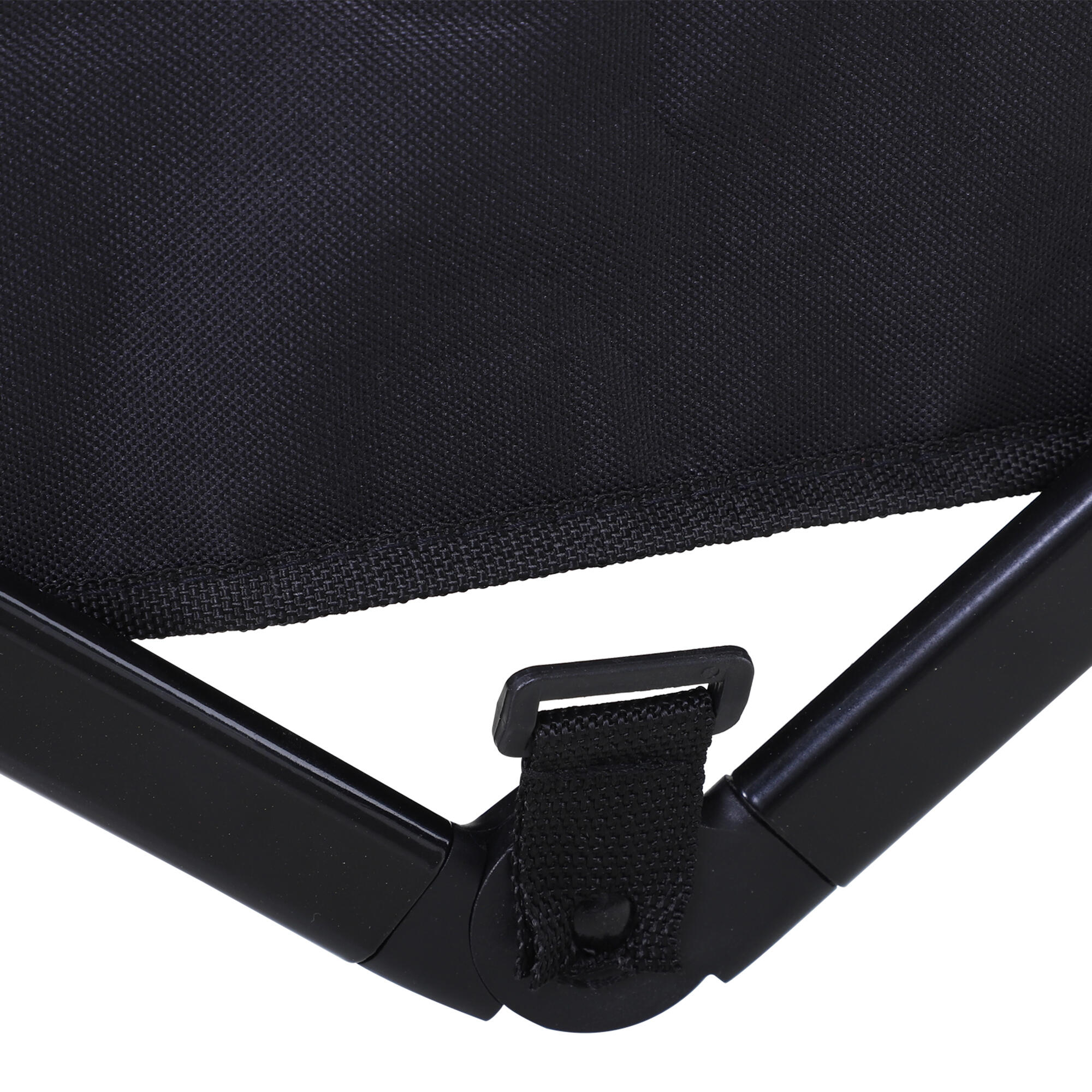 Carrinho de transporte 108x55x61-91 cm preto Outsunny 3/7