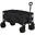Carrinho de transporte 108x55x61-91 cm preto Outsunny