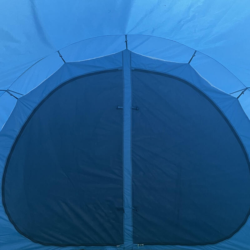 Tenda de campismo 475x315x215 cm azul Outsunny