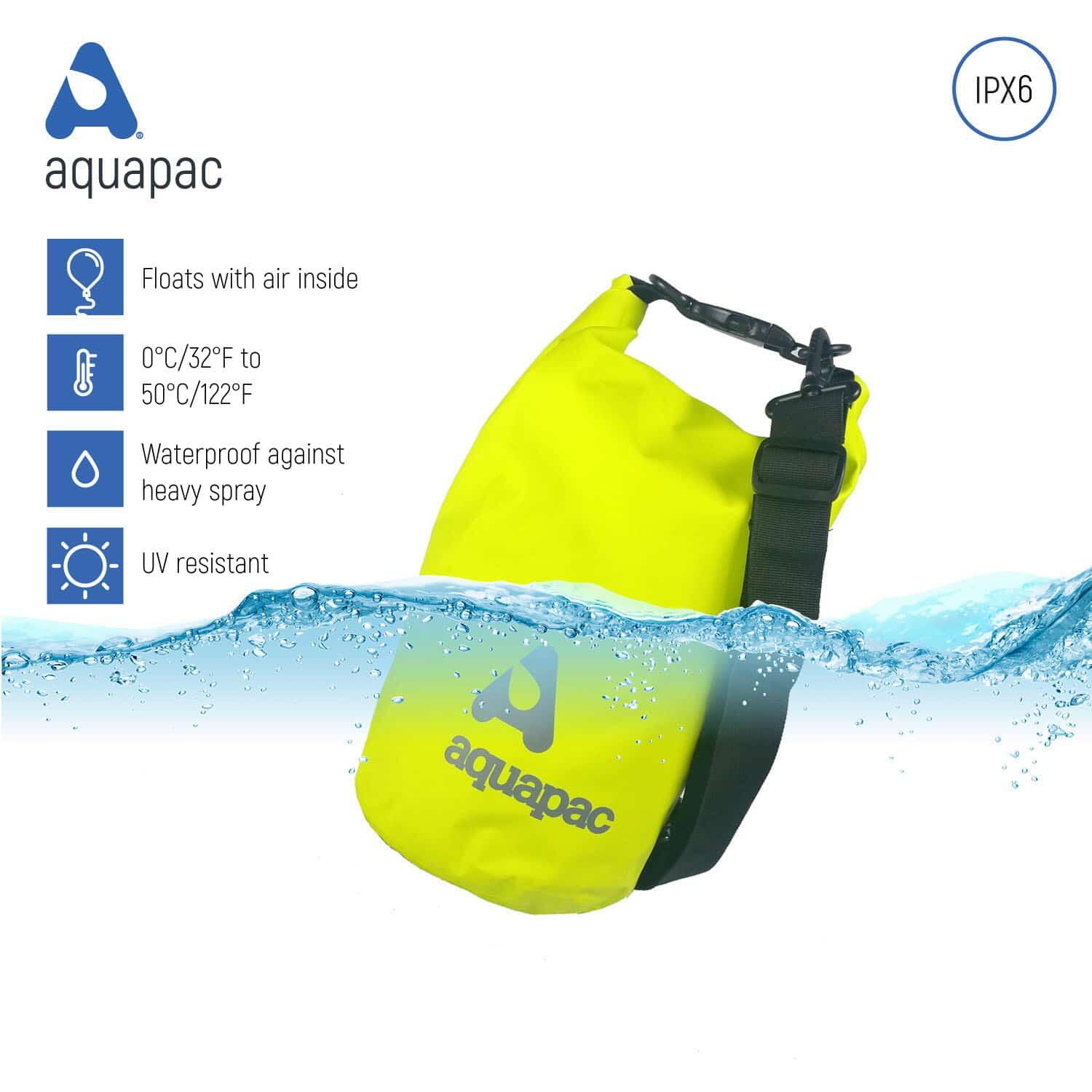 7L Heavyweight Waterproof Drybag with shoulder strap 2/3