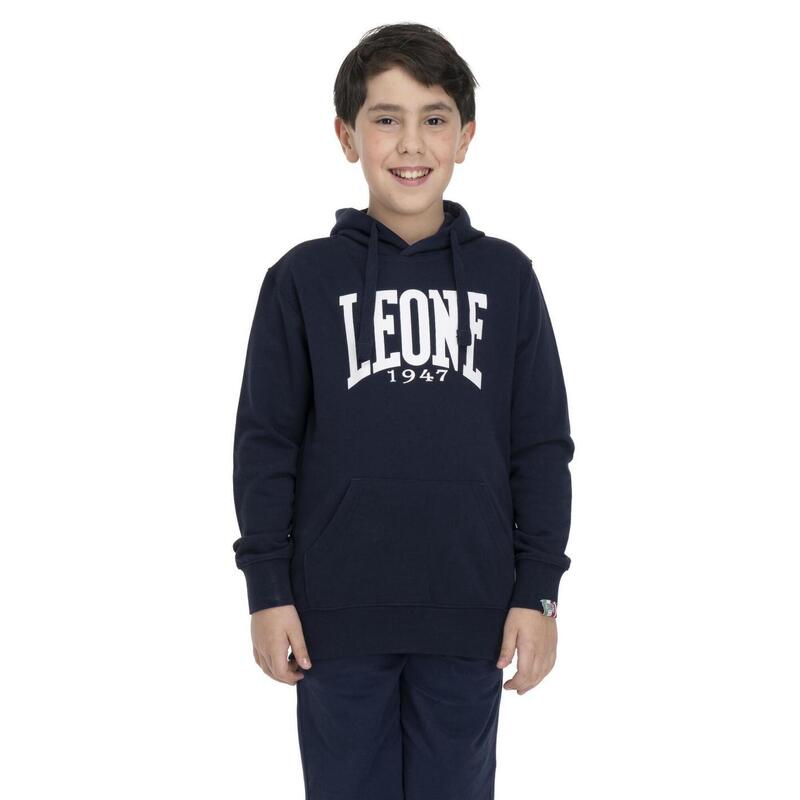 Sudadera básica niño con capucha Leone Basic