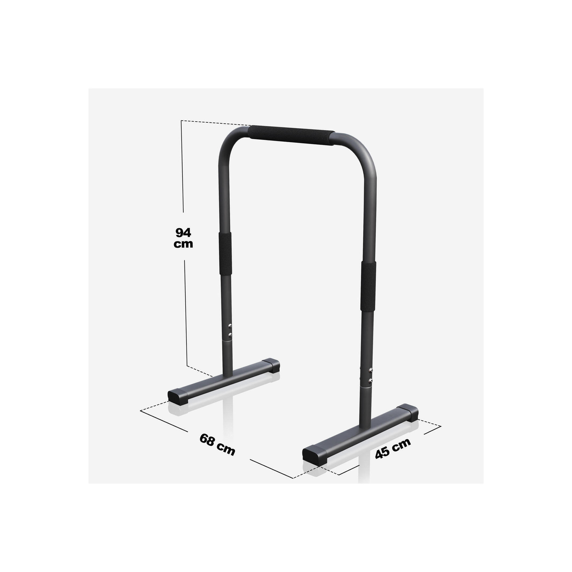 GORILLA SPORTS Push Up Stand Dip Barren