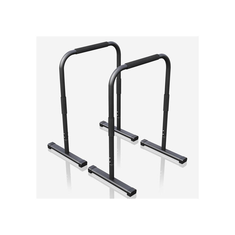 Dip Bars Deluxe - Push up stand bar - Parallettes - Zwart