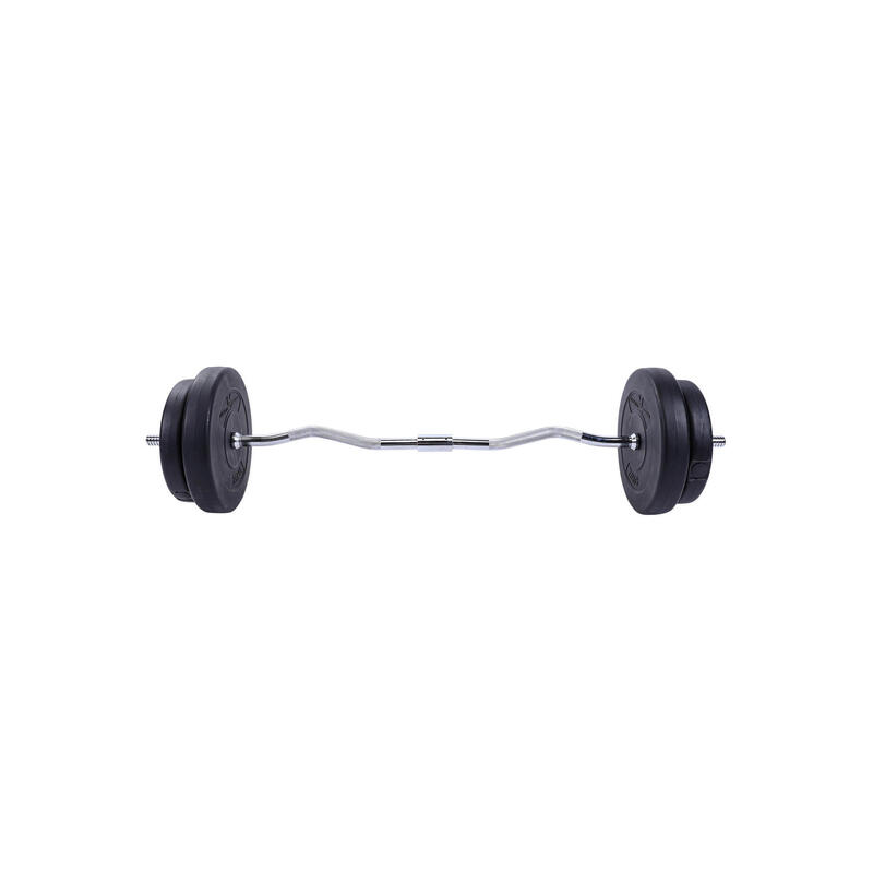Kit Haltère Curl + Disques 30KG