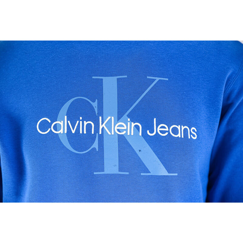 Sudadera Calvin Klein Monologo Hoody, Azul, Hombre
