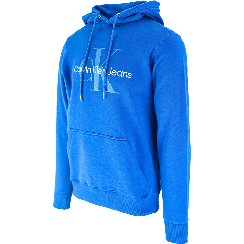 Sudadera Calvin Klein Monologo Hoody, Azul, Hombre