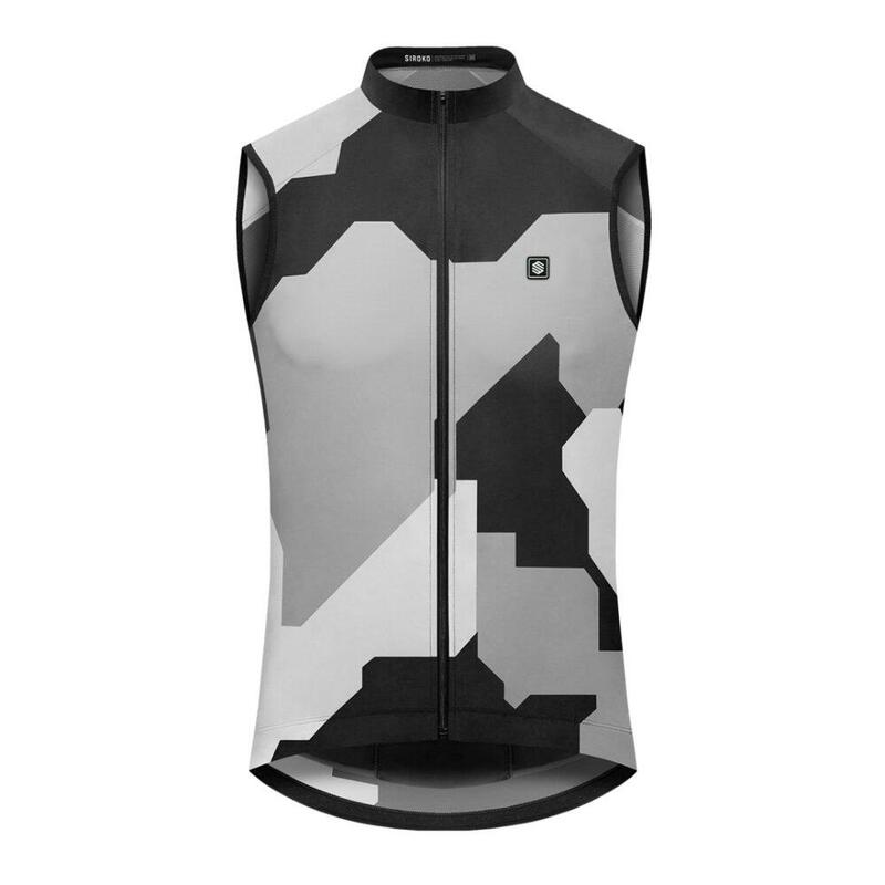 Gilet antivento da ciclismo da donna V1-W Crosswind SIROKO Nero