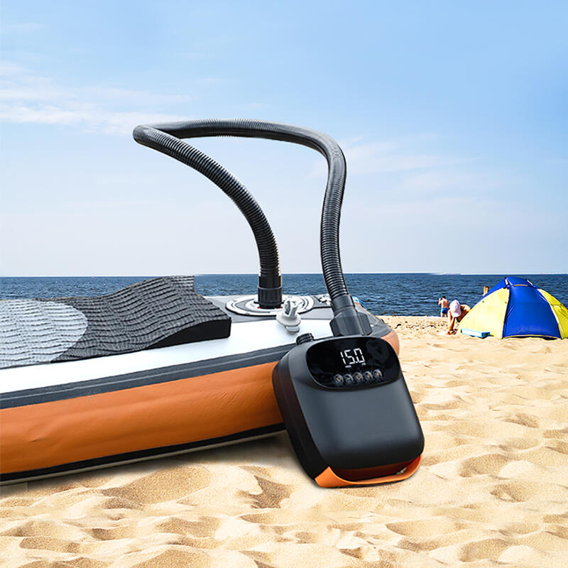 Elektrische Suppomp met accu 20PSI supboards, luchtbedden, rubberboten zwembaden