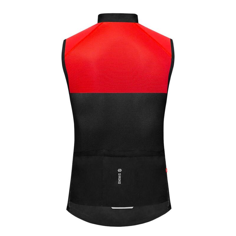 Gilet antivento da ciclismo da donna V1-W Richmond SIROKO Nero