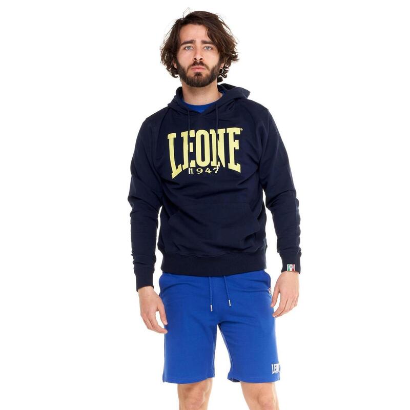 Sweatshirt  lichtgewicht niet-geborsteld met capuchon voor heren Leone 1947