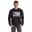 Sweatshirt homem bÃ¡sico com gola redonda e logotipo grande