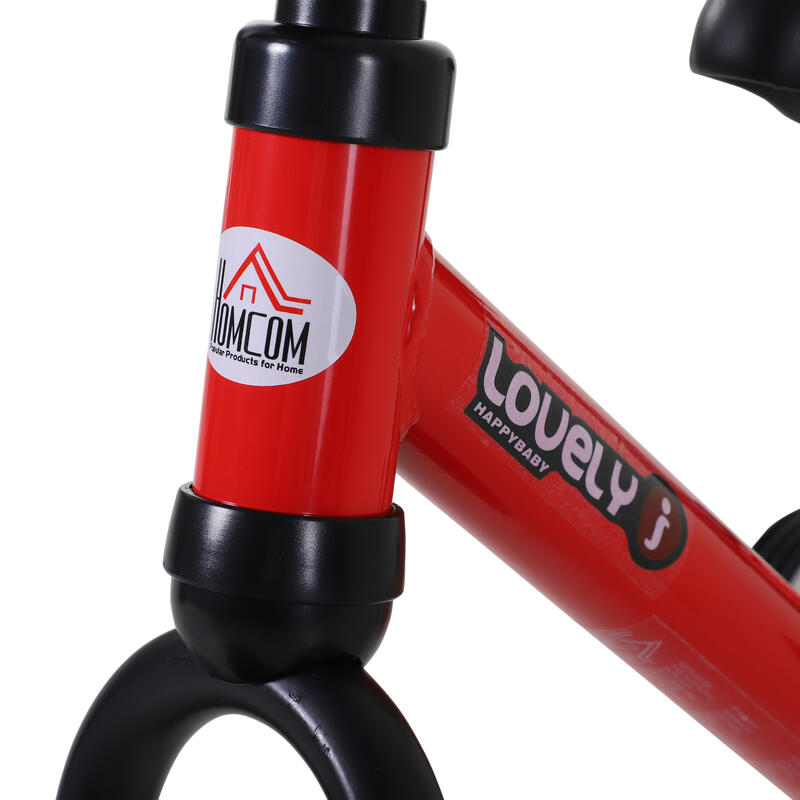 Bicicleta Equilibrio 2 en 1 HOMCOM 85x36x54cm rojo