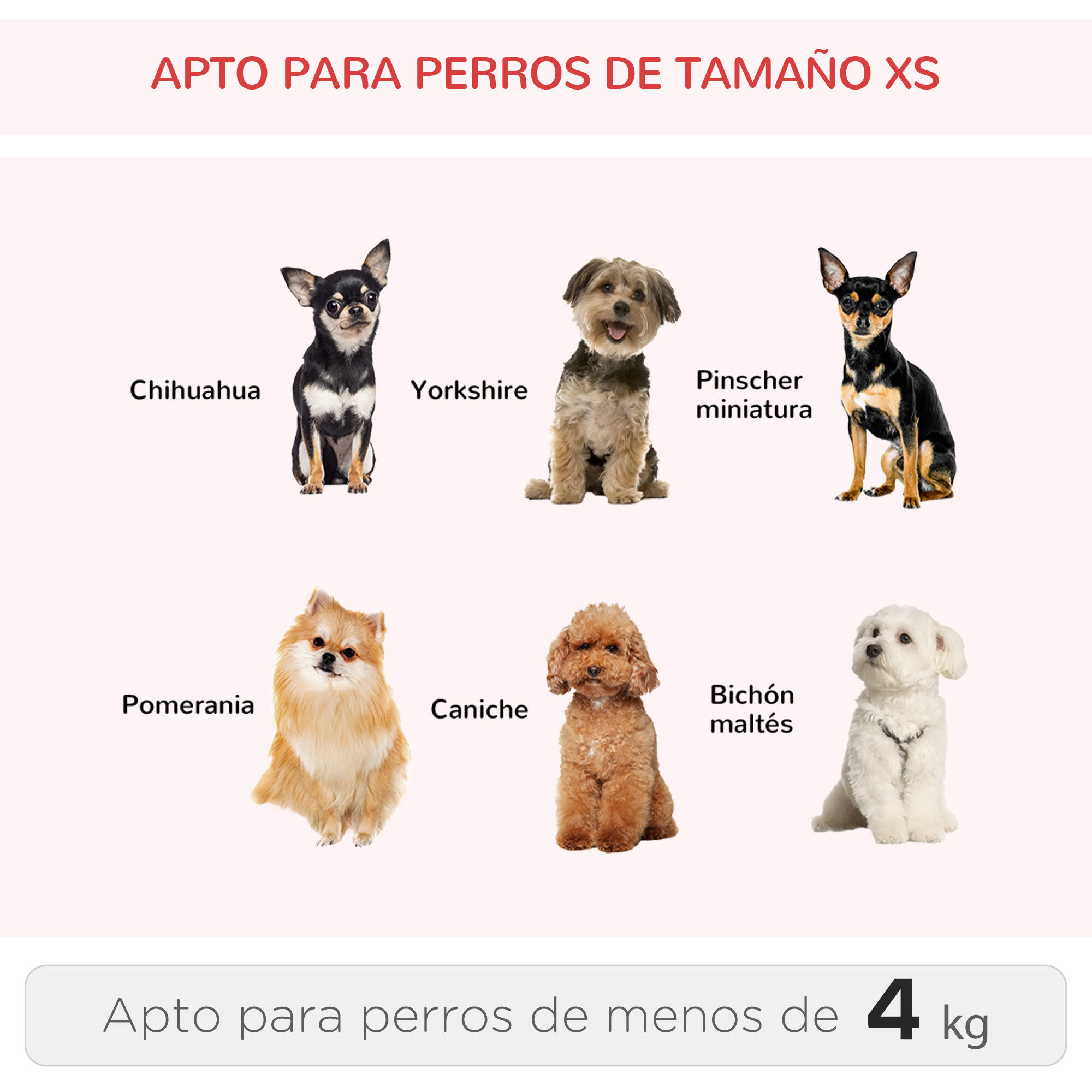 Transportadora Animais de Estimação 42x25x55cm Vermelho PawHut 6/7